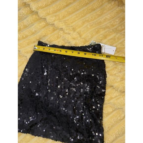 Girls Chelsea & Violet Sequins Skirt Dressy Holiday Rockstar Costume Sz Medium 8 - Picture 5 of 6